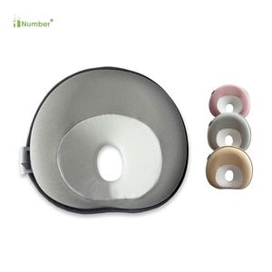 Almohada de bebé con soporte <span class=keywords><strong>para</strong></span> el cuello y la cabeza de espuma viscoelástica bonita personalizada de algodón colorido al por mayor <span class=keywords><strong>para</strong></span> la seguridad del sueño infantil - Product Image 1