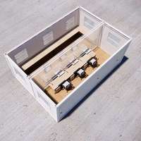 Ensemble de petits kits modulaires de haute qualité 20ft 40ft pour assemblage rapide d'immeuble de bureaux contemporain avec caractéristiques étanches