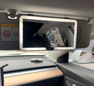 Xe Visor Vanity gương sạc LED ánh sáng trang điểm gương 3 chế độ ánh sáng cho tất cả các xe phổ Sun Visor Gương Phụ Kiện - Product Image 4