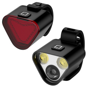 Juego de Luces para Bicicleta RAYBOW, Faro Delantero LED, Luz Trasera, Doble Resistencia al Agua, para Ciclismo Nocturno, Bicicleta de Montaña y Carretera - Product Image 1