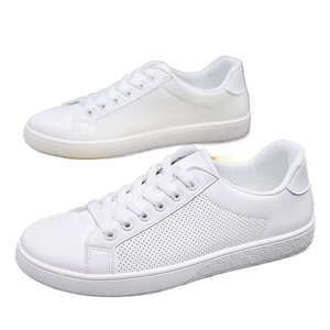 Zapatillas Casuales para Hombre, Sin Cordones, Transpirables, Blancas, Modernas, Versátiles, para Primavera e Invierno - Product Image 1