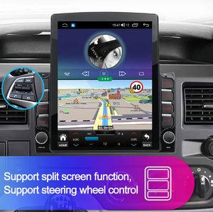 Universal 4-cores Play Wireless Android 10 Inch Tesla Style Carplay Car Auto Radio Stereo Audio DVD <strong>Player</strong> - Product Image 6