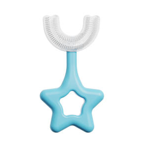 Escova dental infantil u-forma bebê escova dente <span class=keywords><strong>silicone</strong></span> crianças u escova dental moldada - Product Image 3
