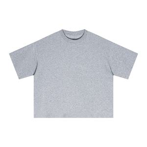 TKAN-150 T-shirt streetwear personnalisé unisexe vintage délavé à l'acide Y2K coupe ample pour homme 100% coton tricoté à manches courtes surdimensionné - Product Image 1