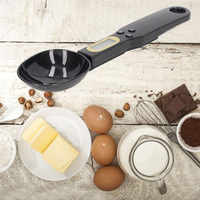 Quantité électronique de haute précision cuillère à mesurer numérique noir personnalisé cuisine cuillère balance poche ménage balance électronique