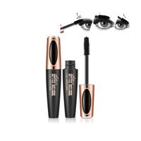 En stock, breloque tendance, imperméable, intense, mince et touffu, forme de cils en fibre de soie, beaux cils bouclés, crème mascara
