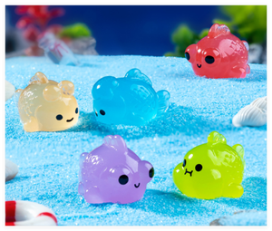 Sáng Thủ Công Mỹ Nghệ Thời Trang Phát Sáng 3D Xe Tăng Nhân Tạo Vàng Sao Chất Béo Cá Trang Trí Nhựa Hình Thu Nhỏ Nhỏ Bức Tượng Nhỏ - Product Image 5