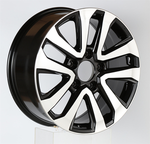Jantes en alliage d'aluminium de 18 à 20 pouces, 5x150 PCD, face usinée noire, 45/56 mm ET, LC200, jantes tout-terrain 4x4 pour Toyota Lexus LX570 - Product Image 1