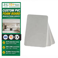 Panneau de placard en PVC rigide Jianguan, épaisseur personnalisée, surface lisse, usinage de précision et services OEM/ODM pour rangement de cuisine