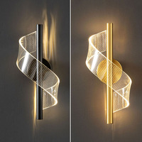 Lampes murales LED créatives minimalistes de luxe pour la protection lumineuse intérieure du salon et de la chambre, idéales pour les mariages