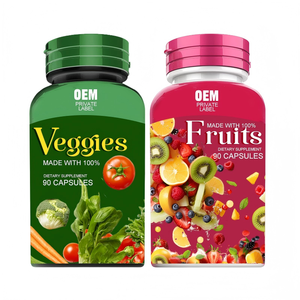 Fruits Légumes Nutrition Équilibre Fruits 90 Capsules Végétariennes Vitamines Compléments Alimentaires - Product Image 1