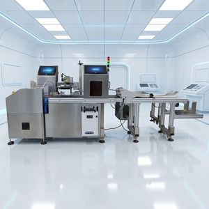 Machine de marquage laser UV haute précision avec système CNC refroidi par eau pour le marquage et l'inspection des codes QR/dates/logos en une seule étape - Product Image 1