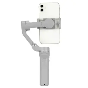 Gimbal Stabilizer untuk Ponsel Cerdas dengan Tongkat Selfie Yang Dapat Diperpanjang dan Tripod 3 Sumbu Multifungsi Rotasi Otomatis 360 Derajat