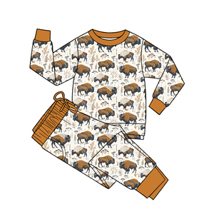 Custom Rodeo <b>Cowboy</b> Boys Western Fall Outfits Wholesale Brothers Matching Styles Toddlers Clothing Boutique Kids Factory <b>Clothes</b> - Product Image 4