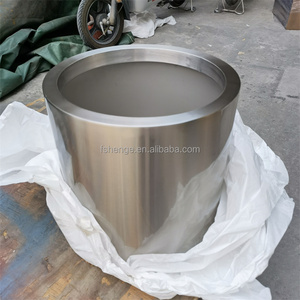 Moderne cilindrische plantenbak van roestvrij staal, goudkleurig, groot, voor binnengebruik, duurzaam, voor tuindecoratie - Product Image 4