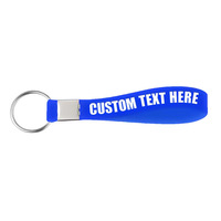 Porte-clés en silicone style minimaliste avec lettres colorées, inspirant, pour étudiants, hommes et femmes, cadeau promotionnel pour fêtes, produit transfrontalier à succès
