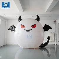 Modèle gonflable de démon pour Halloween, décoration de fête d'Halloween, accessoire publicitaire gonflable