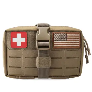 Rip-Away Molle IFAK Pouch Tactical EMT Admin Pouch Tear-Away Medical Kit Bag First Aid Kit for Survival