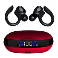 Earbud IPX5 S730 penjualan laris 2025 dengan tampilan Digital earphone olahraga kualitas tinggi dengan kait Headset dan earphone murah
