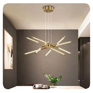 Lampadario a LED in oro nordico moderno in ferro lampada a sospensione per soggiorno sala da pranzo cucina camera da letto Loft decorazione per la casa - Product Image 4