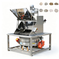 Machine de séparation vibratoire complète, tamis vibrant circulaire pour l'usine de fabrication de poudre de détergent