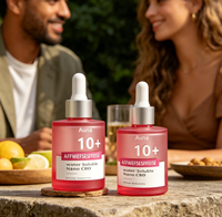 Flacon de sérum pour le visage en verre de luxe personnalisé, 1 oz, 2 oz, 30 ml, 50 ml, 100 ml, emballage pour soins de la peau, flacons compte-gouttes pour huile essentielle pour cheveux