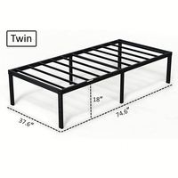 WEKIS Vente en gros usine Lit plateforme convertible moderne et durable de 14 pouces de hauteur avec rangement, pour lits jumeaux/doubles/grands/lits king size, mobilier de maison