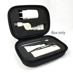 Étui de chargeur USB portable en cuir PU noir pour voiture, avec plateau rigide sans fil en EVA, idéal pour les voyages et étanche pour téléphones mobiles - Product Image 5