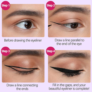 Delineador de Ojos Negro al por Mayor de Fábrica para un Efecto de Ojos de Gato Perfecto, Delineador de Ojos a Prueba de Agua, Delineador de Ojos Líquido de Larga Duración - Product Image 6