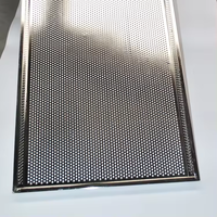 Plateau de cuisson perforé en acier inoxydable 304 de qualité alimentaire, plaque antiadhésive en aluminium pour four de boulangerie, séchage, refroidissement, personnalisable