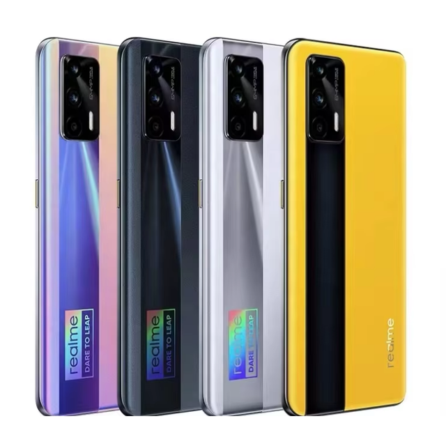 Original Realme GT Neo 5G Cell Phone 128GB 6.43"120Hz Super AMOLED Dimensity 1200 Octa Core 50W Fast Charge 64MP WIFI 6 NFC