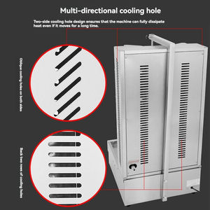 승인 된 <span class=keywords><strong>4</strong></span> 버너 상업용 가스 및 파워 도너 Rotisserie 케밥 머신 그릴 브로일러 <span class=keywords><strong>4</strong></span> 버너 상업용 바베큐 머신 - Product Image 3