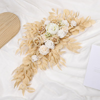 Fleurs artificielles en soie pour décoration d'arche de mariage et de remise de diplôme, fleurs suspendues pour arrangement extérieur de porte, détachables, modernes