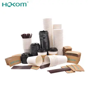 Custom printing paper cups for hot drinks Disposable Cold Hot Beverage Drink coffee paper takeaway cups foam cup 8 oz with lid