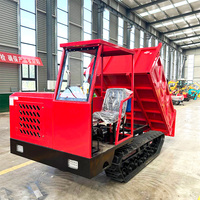 750 kg 800 kg 1000 kg Diesel-Hydraulik-Raupen-Kleinst-Dumper Selbstladender Mini-Raupendumper