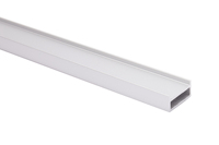 Profilé LED en aluminium robuste à montage en surface, fin, avec dissipation thermique, sans bande LED, idéal pour l'éclairage de meubles