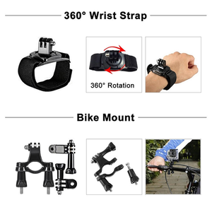 Kit de Accesorios para Cámara de Acción, Compatible con <span class=keywords><strong>GoPro</strong></span> Hero13/12/<span class=keywords><strong>11</strong></span>/10/DJI Osmo Action6/Insta360 Ace Pro 3/2/X5/X4/X3, Set de Montaje para Deportes y Viajes - Product Image 4