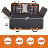 Housse de siège de voiture imperméable pour chien, hamac pour animaux de compagnie, Oxford 600D résistant, anti-rayures, antidérapant, durable, housses de siège arrière douces pour animaux de compagnie