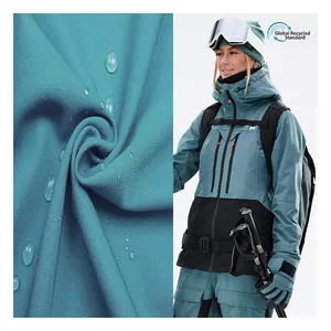 Экологически чистая ткань softshell, оптовая продажа, уличная водонепроницаемая ветрозащитная куртка, ткань из полиэстера, переработанная ткань softshell