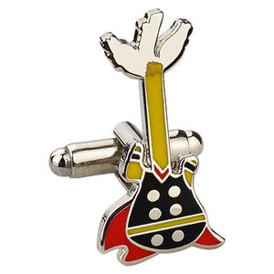 Boutons de manchette en métal émaillé de luxe - Cadeaux idéaux pour les fiançailles, les mariages et les fêtes - Product Image 1