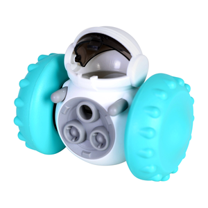 Juguetes de rompecabezas para perros, dispensador interactivo de comida, rueda robot, juguetes de alimentación lenta para perros pequeños y medianos inteligentes - Product Image 3