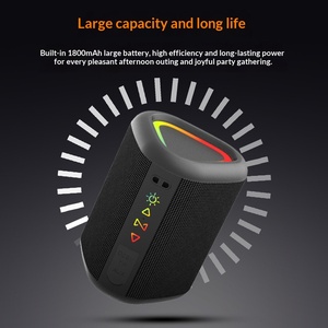 Nuovo Altoparlante Portatile Aggiornato BT5.3 IPX7 Impermeabile con Bassi Potenziati e Luci LED RGB per Home Theatre, Computer, Viaggi e Feste all'Aperto - Product Image 5