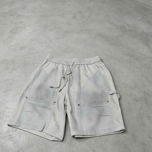 Streetwear Heavyweight Customized logo <b>Mens</b> <b>Shorts</b> Sweat Fleece Drawstring Loose <b>Shorts</b> for Summer - Product Image 1