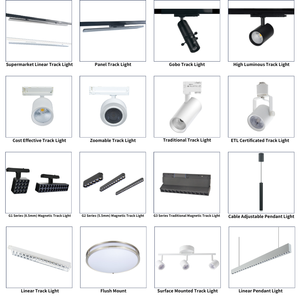 Ronse thương mại trong nhà dẫn ánh sáng theo dõi <span class=keywords><strong>30</strong></span> Watt <span class=keywords><strong>COB</strong></span> Nordic 4 dây nhôm tại chỗ 3 cách shapeable cho Bảo tàng 4 dây theo dõi ánh sáng - Product Image 6