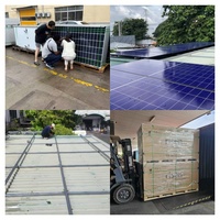 Panel surya Premium untuk Jinko Tiger Neo 605 w-630 W, sel Mono tipe-n dengan garansi Linear 30 tahun tipe HJT BIPV