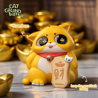 Figurine Yubi Bear Chat Porte-Bonheur Fraise en PVC, Boîte Mystère, Thème Animal, Jouet Cadeau, En Stock, Personnalisation OEM, Vente en Gros Usine