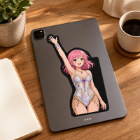 Pegatinas Lenticulares 3D de Dibujos Animados con Impresión UV, Material PET Impermeable para Decoración