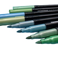 Ensemble de stylos marqueurs OUTAE, marqueurs métalliques brillants et aquarelles avec des couleurs vives et une écriture fluide pour la peinture artistique et le marquage
