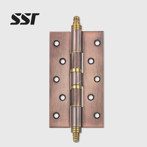 Bisagra de Puerta de Alta Calidad de 5 Pulgadas, Resistente, con Cabeza de Corona, Bisagra Pivotante de Hierro Duradera para Puerta de Madera, Diseño Moderno, para Ventanas y Uso en Hoteles - Product Image 1