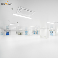 Panneau de salle blanche manuel en aluminium alvéolé GLOSTAR, résistant aux produits chimiques et facile à nettoyer, idéal pour les hôpitaux – Fournisseur d'usine